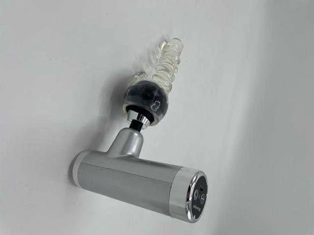Power Escorts Massage gun mini sidabrinis