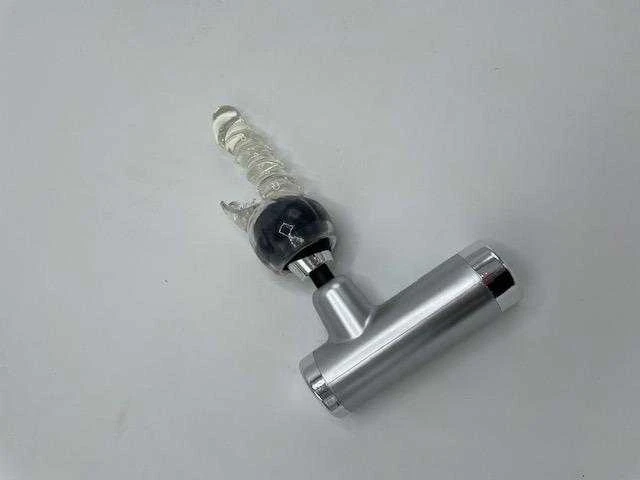 Power Escorts Massage gun mini sidabrinis