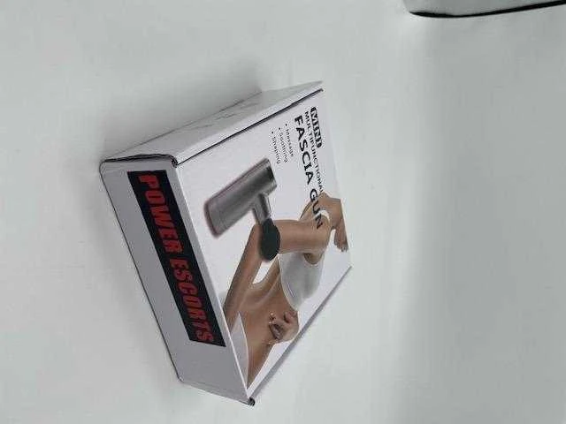 Power Escorts Massage gun mini sidabrinis