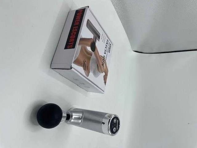 Power Escorts Massage gun mini sidabrinis