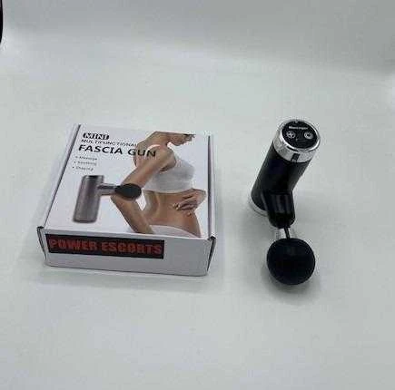Power Escorts Massage gun mini sidabrinis