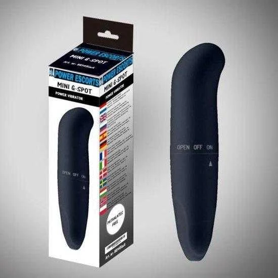 Power Escorts Mažas vibratorius stimuliatorius g taško masažuoklis 12cm