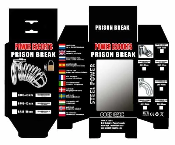 Power Escorts Prison B Break metalo mažas 40 su užraktu