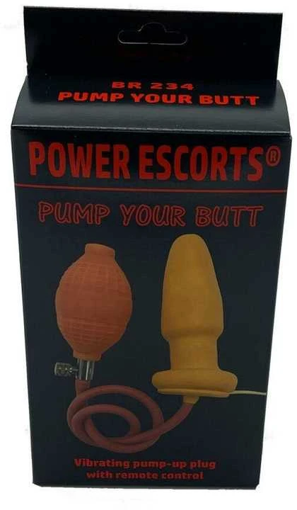 Power Escorts pakuotė su pripučiamu analiniu kištuku