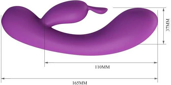 Pretty Love Anatomical g taško vibratorius zuikis 16cm