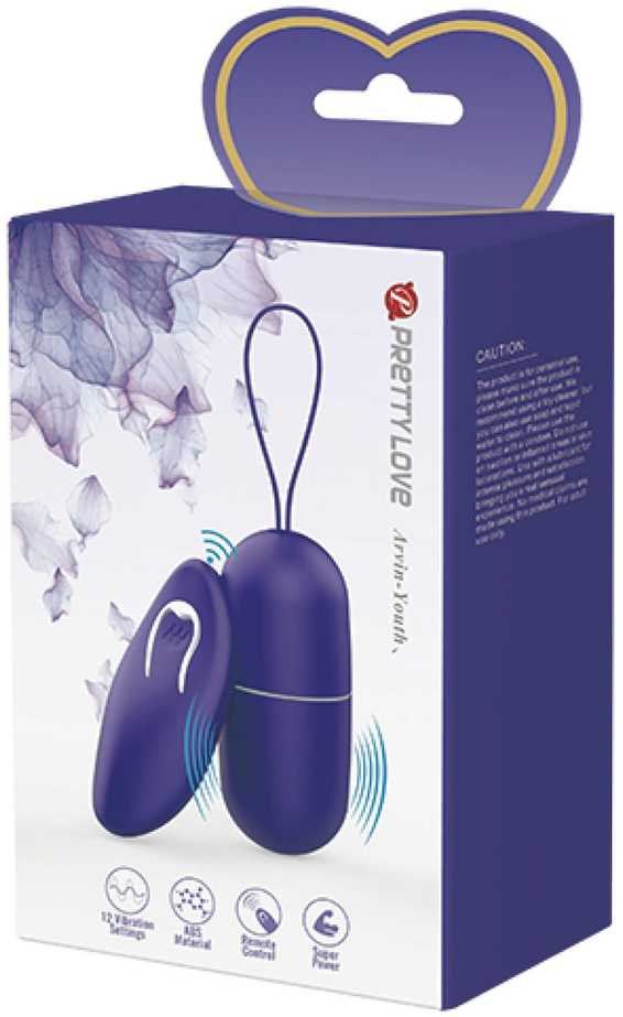 Pretty Love Youth GRAŽI MEILĖ - ARVIN YOUTH VIOLATING EGG NUOTOLINIO VALDYMO KIAUŠINIS VIOLET