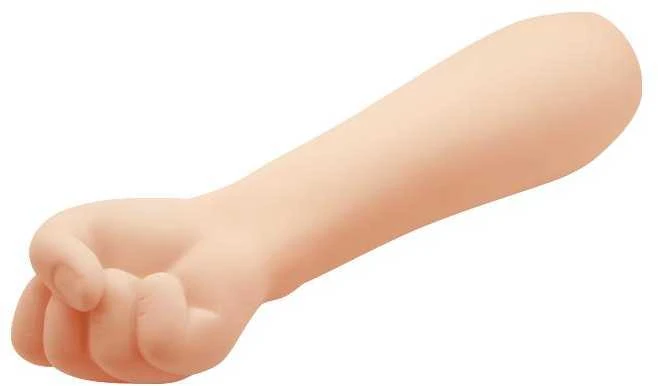 Pretty Love Dildo, skirtas kumščiuotis, ranka, kumščiu, natūralus, 36 cm