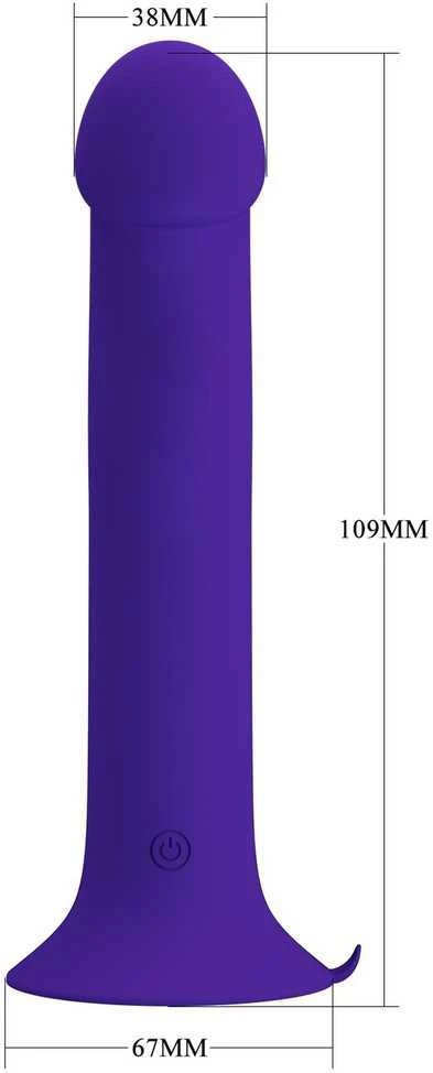 Pretty Love Led „PRETTY LOVE“ – „MURRAY YOUTH“ vibruojantis dildo ir įkraunamas violetinis