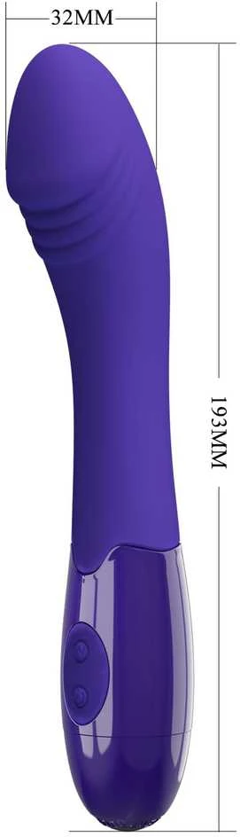 PRETTY LOVE - ELEMENTAL YOUTH VIOLET VIBRUOJAMAS DILDO