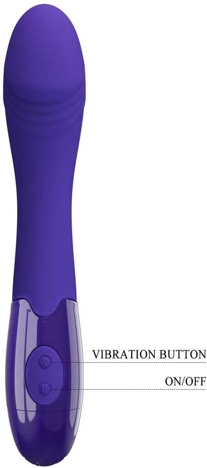 PRETTY LOVE - ELEMENTAL YOUTH VIOLET VIBRUOJAMAS DILDO
