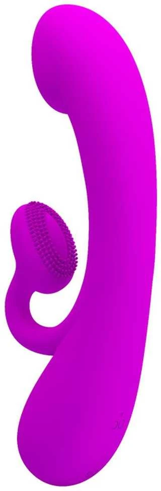 PRETTY LOVE - VISĄ APDAILĄ DENGIANTIS SILIKONINIS, 10 vibracijos funkcijų