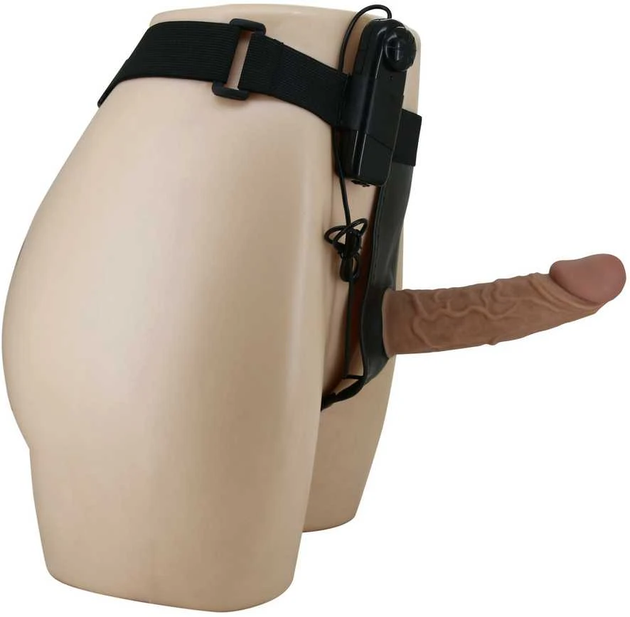 PRETTY LOVE – DIRŽŲ TRIUKŠČIAI – 6,8 colio „Dildo“ vibracija „Draven Strap-On“