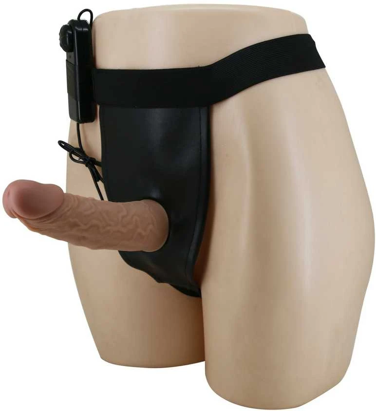 PRETTY LOVE – DIRŽŲ TRIUKŠČIAI – 6,8 colio „Dildo“ vibracija „Draven Strap-On“