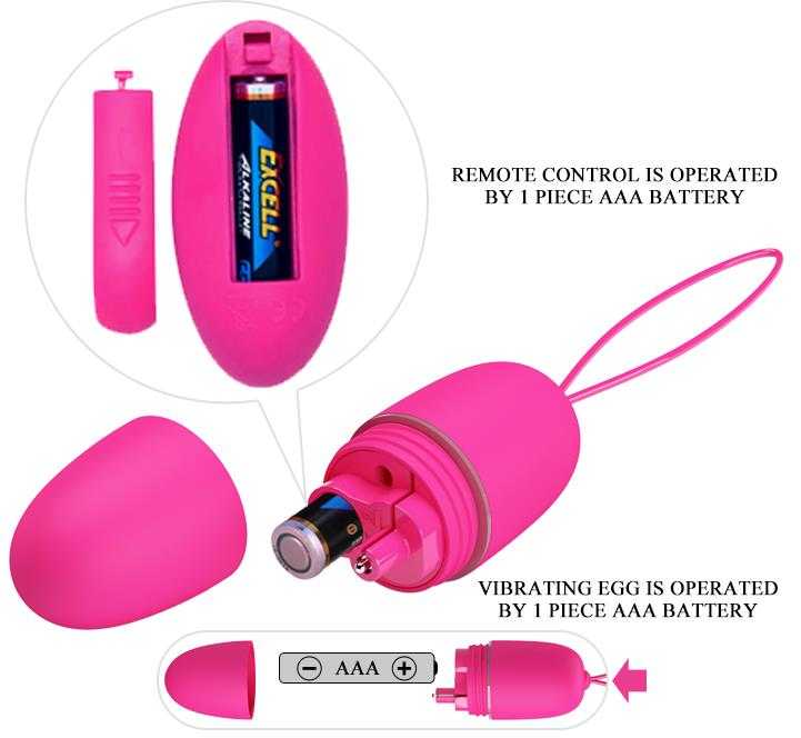Pretty Love Vibrating kiaušinių sekso masažuoklis su nuotolinio valdymo pulteliu, 12 režimų