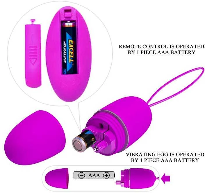 LYBAILE Pretty Love Selkie Wireless Egg Violetinė