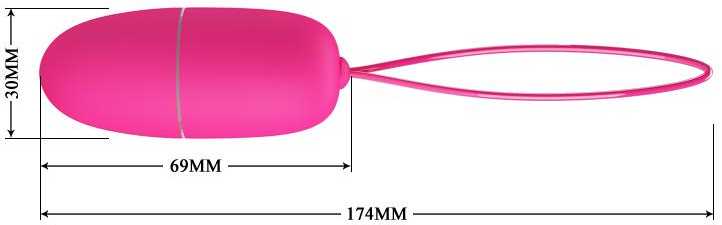 Pretty Love Vibrating kiaušinių sekso masažuoklis su nuotolinio valdymo pulteliu, 12 režimų