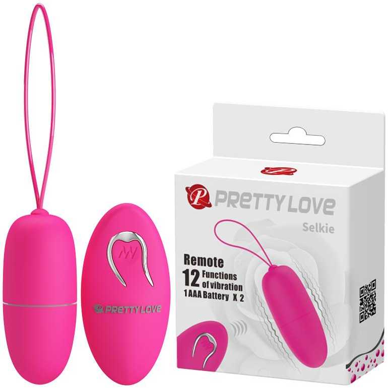 Pretty Love Vibrating kiaušinių sekso masažuoklis su nuotolinio valdymo pulteliu, 12 režimų