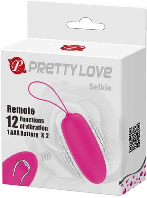 Pretty Love Vibrating kiaušinių sekso masažuoklis su nuotolinio valdymo pulteliu, 12 režimų