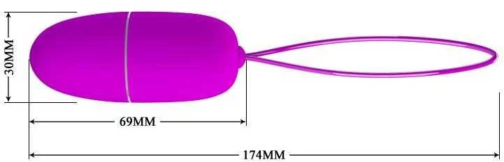 LYBAILE Pretty Love Selkie Wireless Egg Violetinė