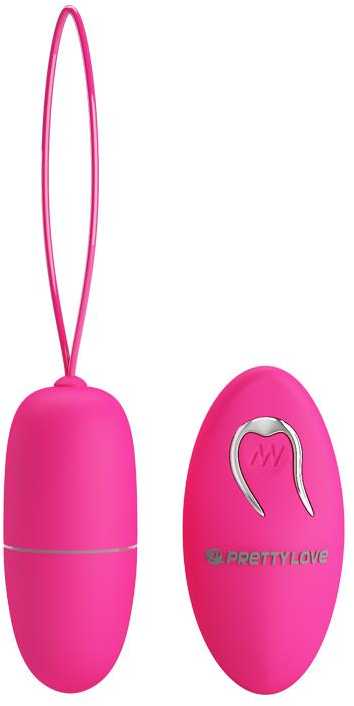 Pretty Love Vibrating kiaušinių sekso masažuoklis su nuotolinio valdymo pulteliu, 12 režimų