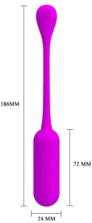 LYBAILE Pretty Love Lechies Wireless Egg Violetinė