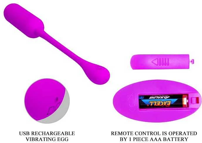 LYBAILE Pretty Love Lechies Wireless Egg Violetinė