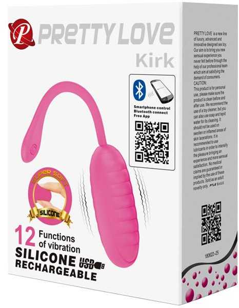 Pretty Love Smart „Pretty Love“ nuotoliniu būdu valdoma makšties kiaušinėlio 12 režimų programa