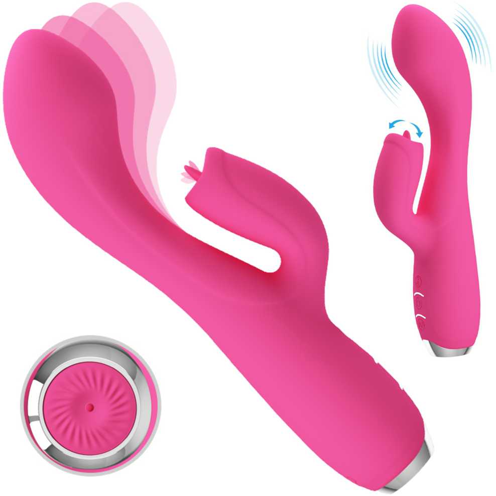 PRETTY LOVE - GLORIA Rožinė, 12 vibracijos funkcijų 3 pulsinių bangų nustatymai Atminties funkcija