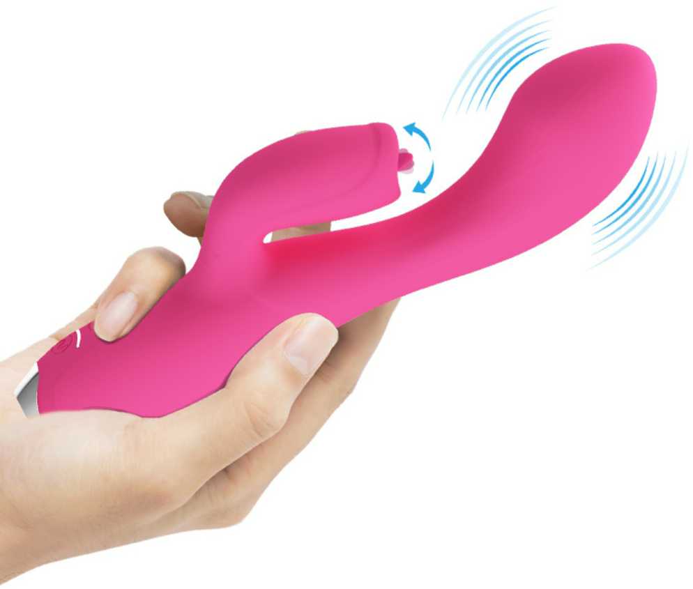 PRETTY LOVE - GLORIA Rožinė, 12 vibracijos funkcijų 3 pulsinių bangų nustatymai Atminties funkcija
