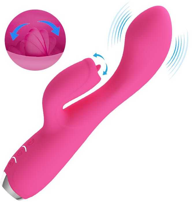 PRETTY LOVE - GLORIA Rožinė, 12 vibracijos funkcijų 3 pulsinių bangų nustatymai Atminties funkcija