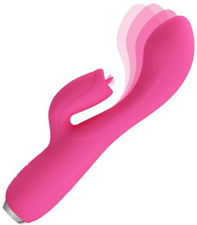 PRETTY LOVE - GLORIA Rožinė, 12 vibracijos funkcijų 3 pulsinių bangų nustatymai Atminties funkcija