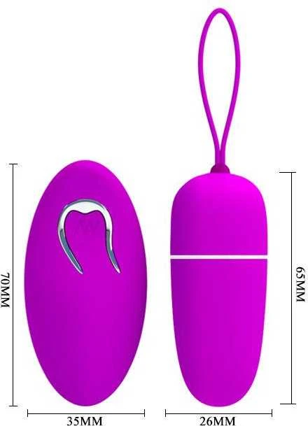 LYBAILE Pretty Love Bradley Wireless kiaušinių vibro rožinis