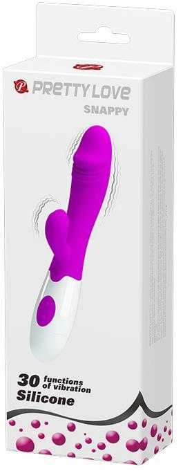 Pretty Love Flirtation Pretty Love Bunny vibratorius su sex masažuoklis 19cm 30 režimų