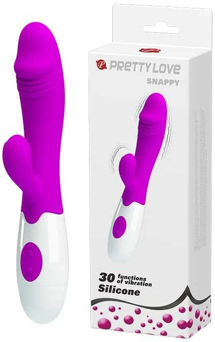 Pretty Love Flirtation Pretty Love Bunny vibratorius su sex masažuoklis 19cm 30 režimų