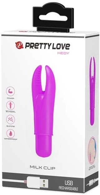 Pretty Love Masažuoklis klitorinis mini vibratorius seksas 12 režimų 9cm
