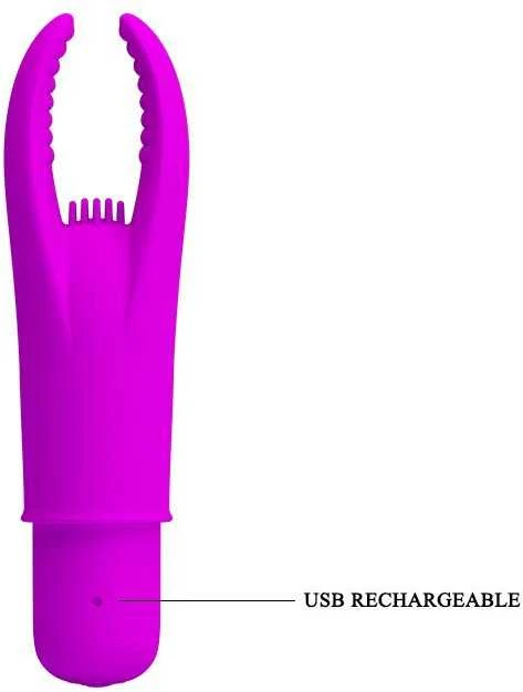 Pretty Love Masažuoklis klitorinis mini vibratorius seksas 12 režimų 9cm