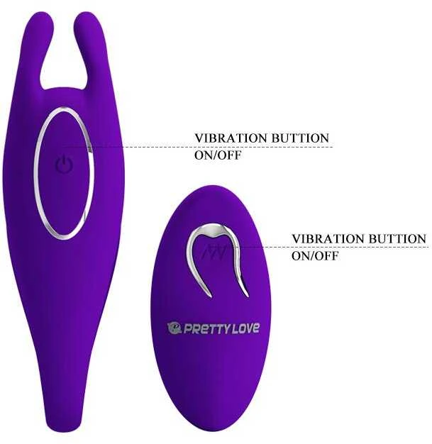 Masażery LYBAILE Pretty Love Bill Vibro Massager Violetinė