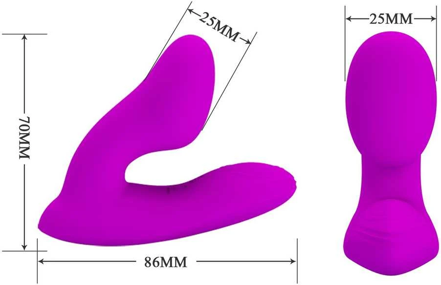 PRETTY LOVE – MELVIN CLITORIS MASAŽUOTIS SU NUOTOLINIO VALDYMU