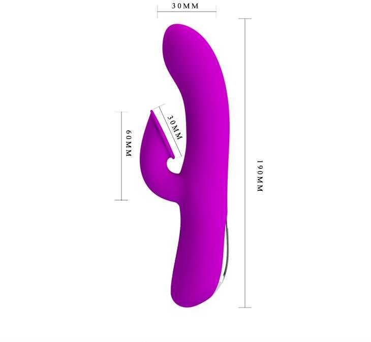 Pretty Love Masažuoklis Clitoris Sucking Vibrator 12 Modes 19cm