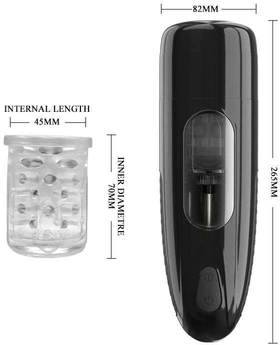 PRETTY LOVE – MARLON automatinis besisukantis ir stumiamas 10 funkcijų, USB / balsas