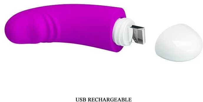 PRETTY LOVE LUTHER MINI VIBRATOR 30 VIBRAVIMO FUNKCIJŲ