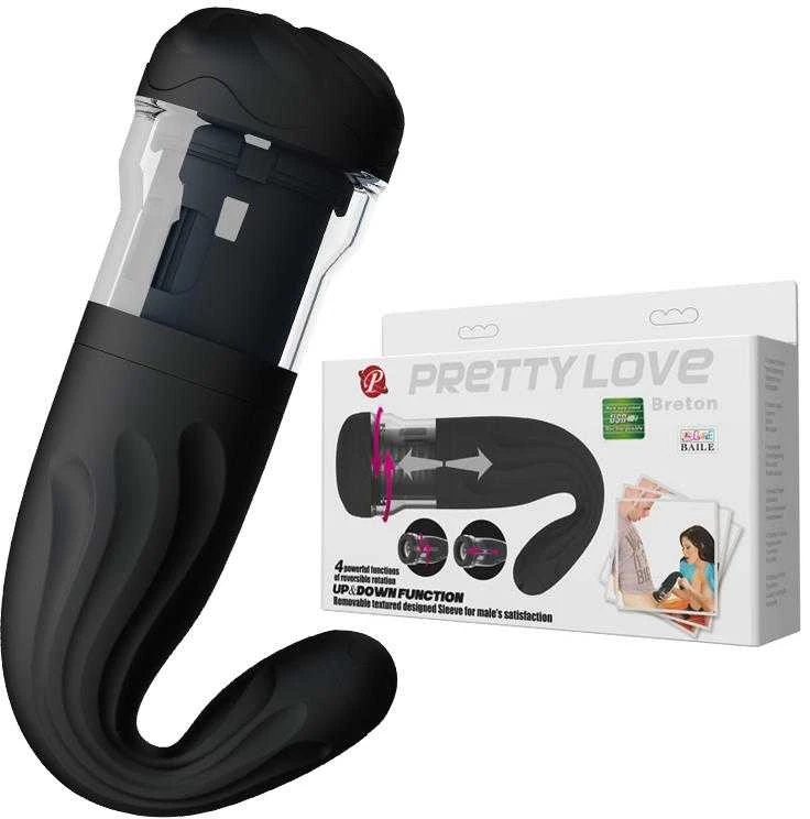 „Pretty Love“ vyriškas masturbatorius „Su Rotation Sliding Motion USB“