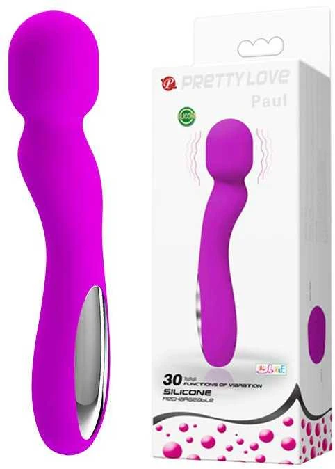 „Pretty Love“ galingas klitorio vibratorius-masažuoklis, 10 režimų, USB
