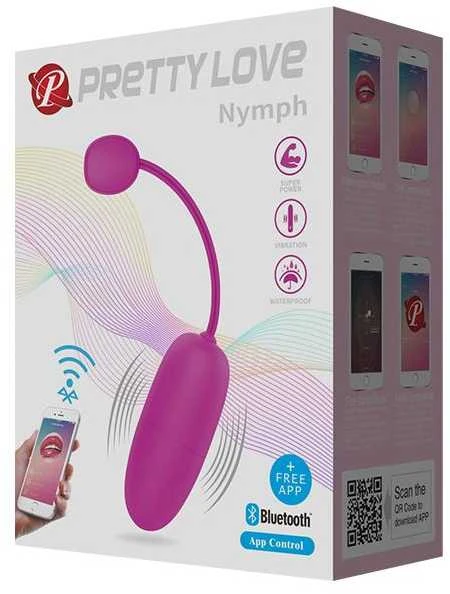 Pretty Love Bottom LYBAILE Pretty Love Nymph bullet vibration Mobile APP nuotolinio valdymo pultas Violetinė