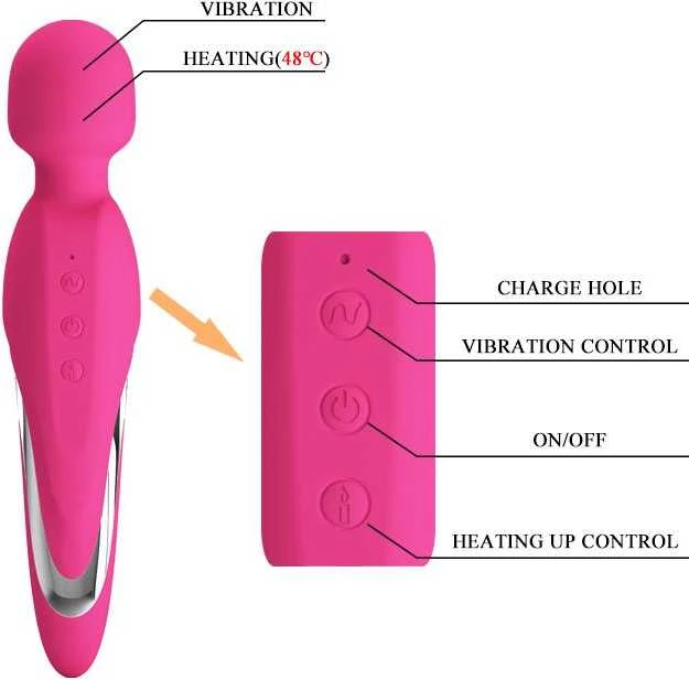 LYBAILE Pretty Love Micheal Heat Massager Rožinė