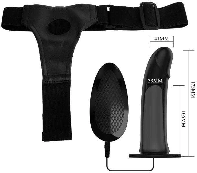 LYBAILE Pretty Love Vito 6,8' vibro dirželis ant kūno