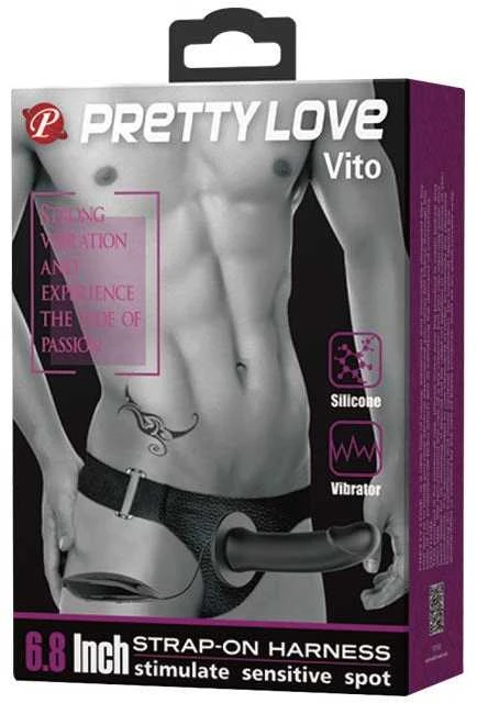 LYBAILE Pretty Love Vito 6,8' vibro dirželis ant kūno