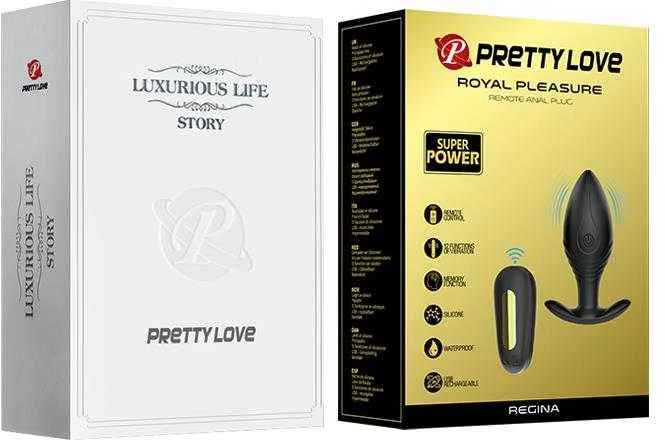 Pretty Love Regina pakuotė su prietaiso vaizdu