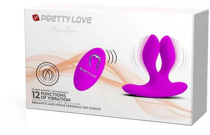 Pretty Love Dvigubas analinis makšties vibratorius g-spot 12 režimas