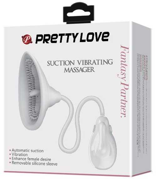 Pretty Love Flirtation „Pretty Love“ vaginos pompa su masažuokliu ir vibracija